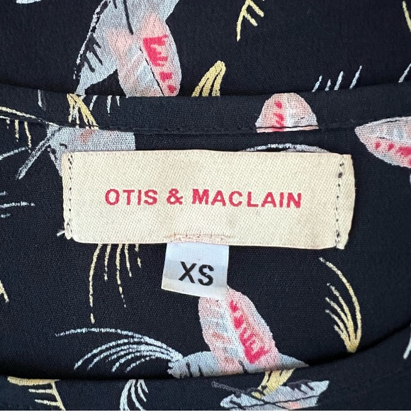 VINTAGE OTIS & MACLAIN Japanese Print Blouse - Picture 12 of 12